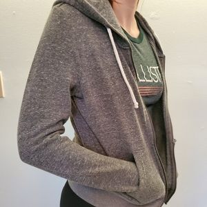G21 Grey Zip Up Hoodie